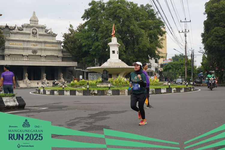 Race photo from Mangkunegaran Run 2025