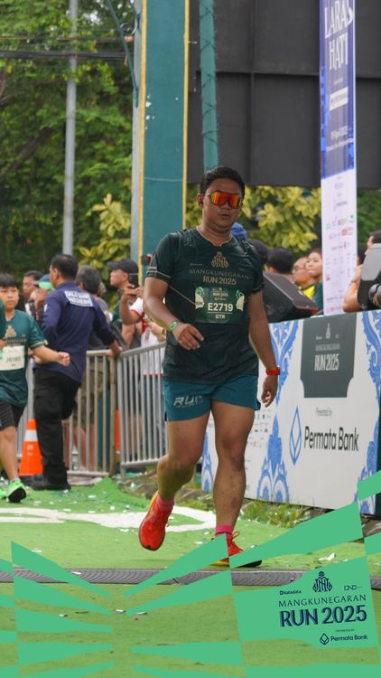 Race photo from Mangkunegaran Run 2025