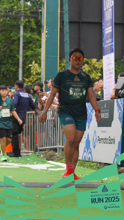 Race photo from Mangkunegaran Run 2025