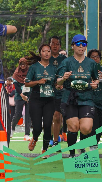 Race photo from Mangkunegaran Run 2025