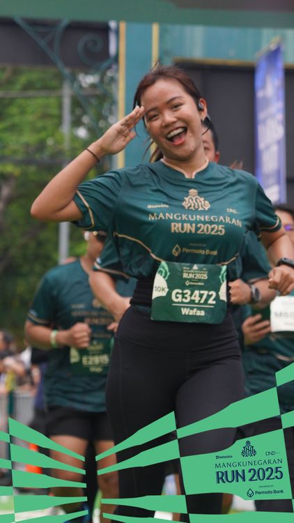 Race photo from Mangkunegaran Run 2025