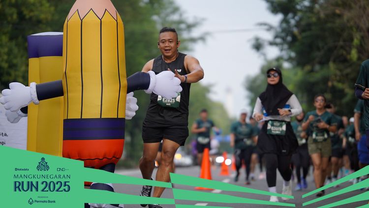 Race photo from Mangkunegaran Run 2025