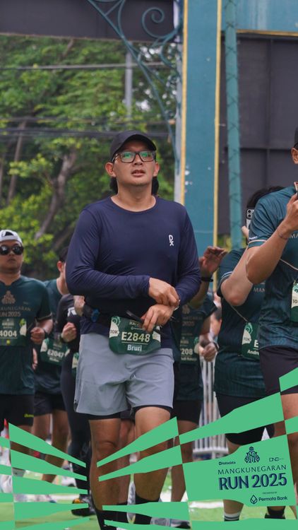 Race photo from Mangkunegaran Run 2025