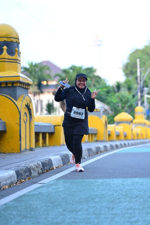 Race photo from KEMLU RUN 2025