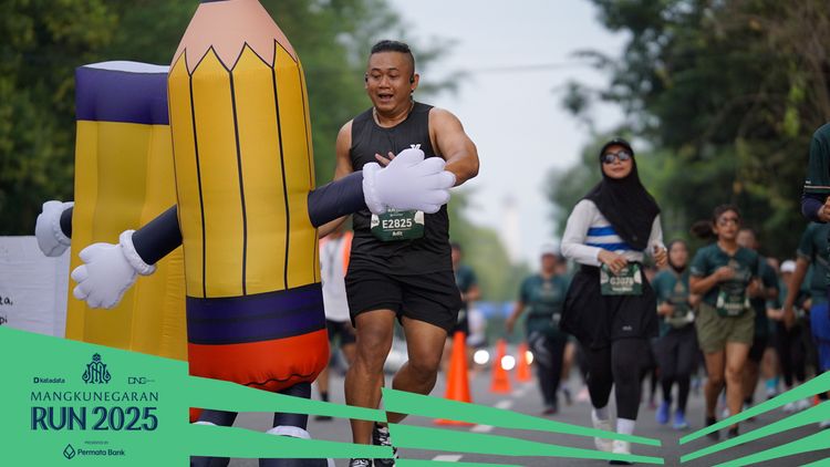 Race photo from Mangkunegaran Run 2025