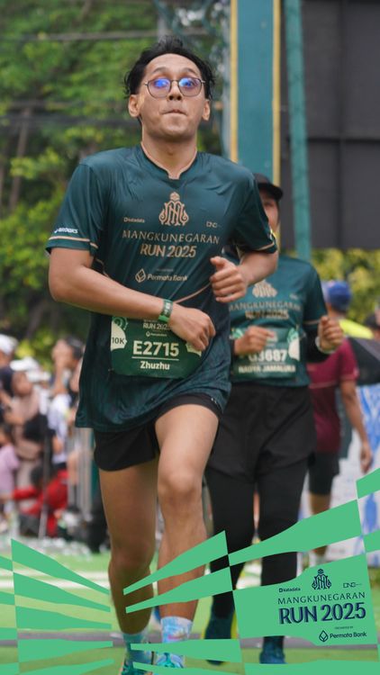Race photo from Mangkunegaran Run 2025