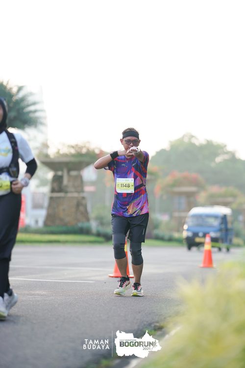 Race photo from Taman Budaya x BOGORUN 2025
