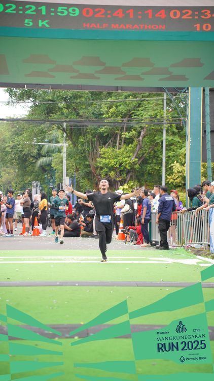 Race photo from Mangkunegaran Run 2025