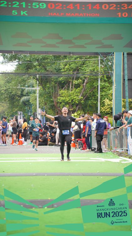Race photo from Mangkunegaran Run 2025
