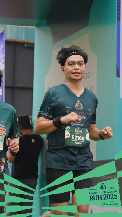Race photo from Mangkunegaran Run 2025