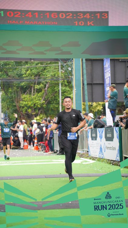 Race photo from Mangkunegaran Run 2025
