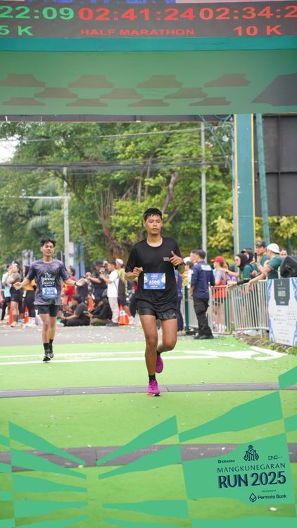 Race photo from Mangkunegaran Run 2025
