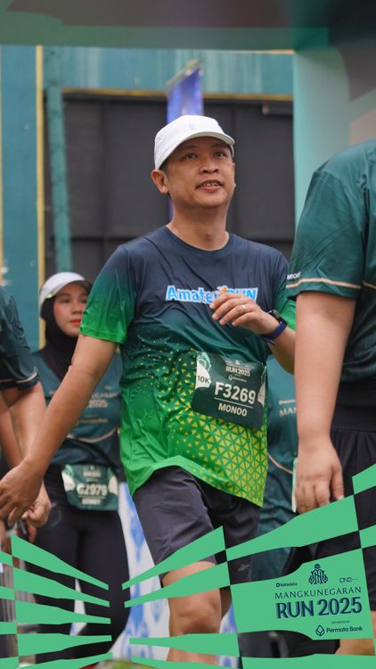Race photo from Mangkunegaran Run 2025