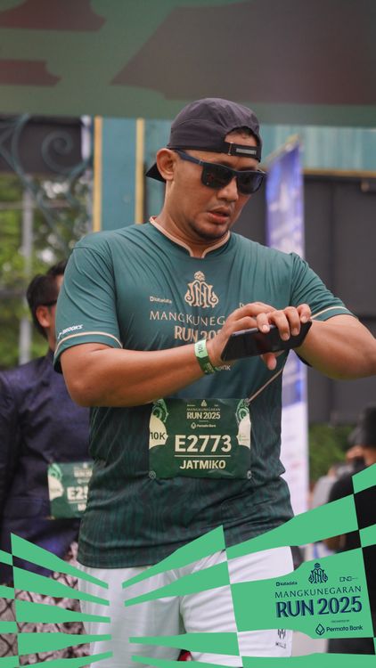Race photo from Mangkunegaran Run 2025