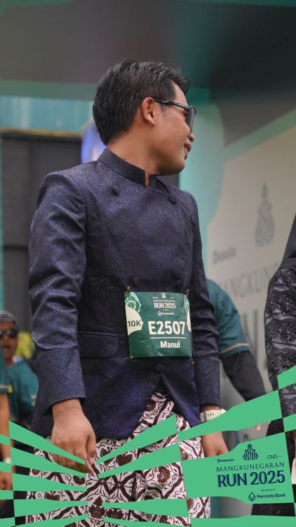 Race photo from Mangkunegaran Run 2025
