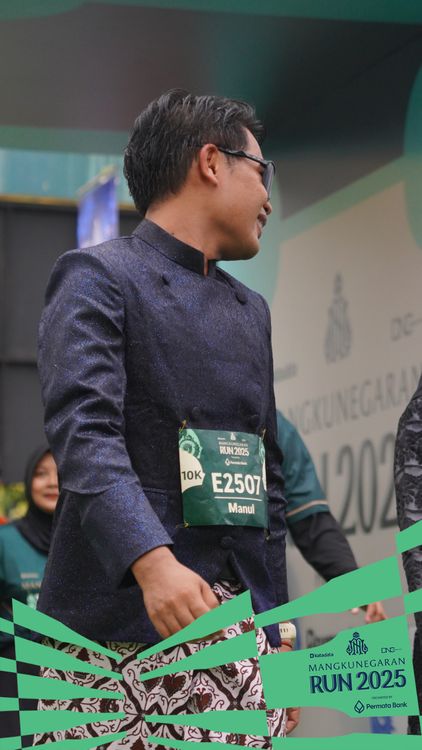 Race photo from Mangkunegaran Run 2025