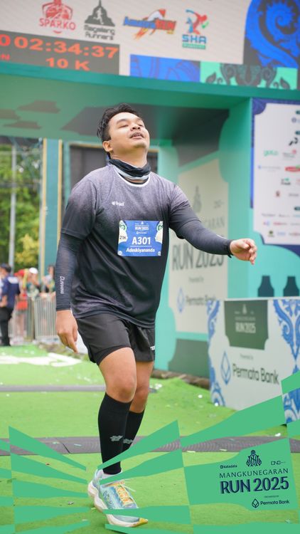 Race photo from Mangkunegaran Run 2025