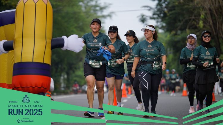 Race photo from Mangkunegaran Run 2025