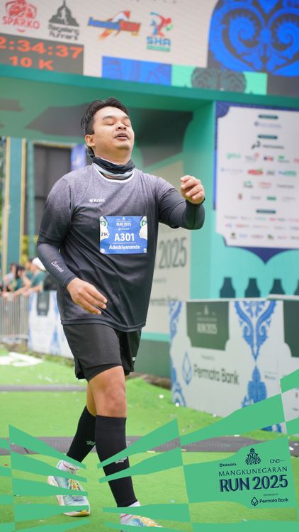 Race photo from Mangkunegaran Run 2025