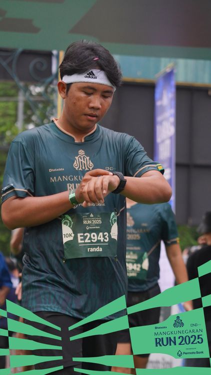 Race photo from Mangkunegaran Run 2025