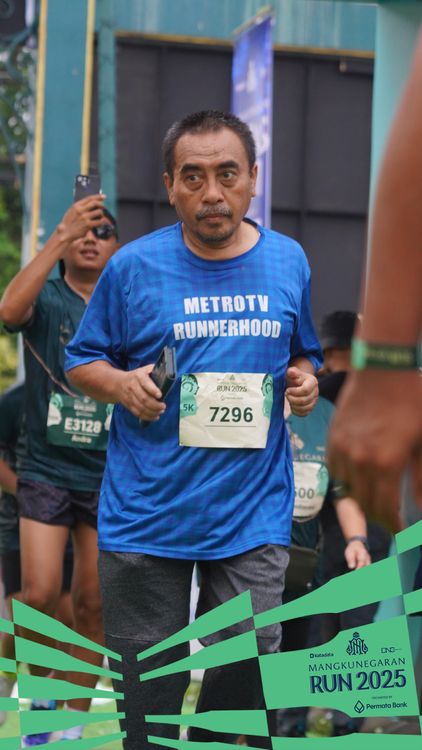 Race photo from Mangkunegaran Run 2025