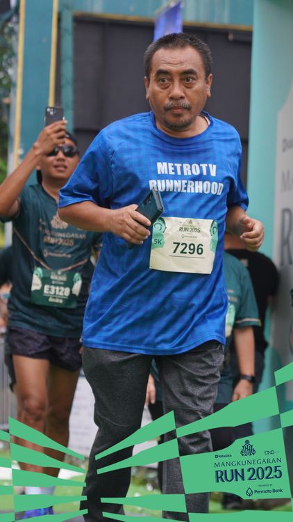 Race photo from Mangkunegaran Run 2025