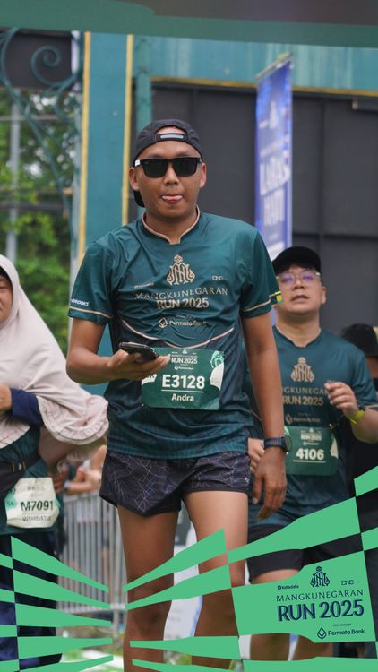 Race photo from Mangkunegaran Run 2025