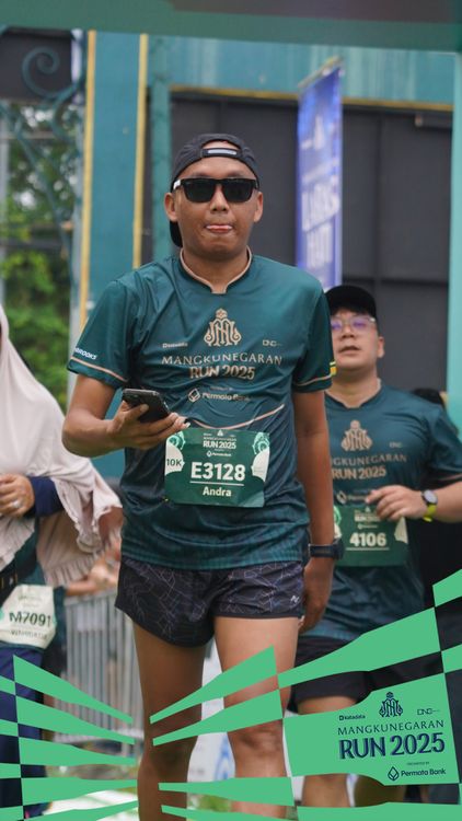 Race photo from Mangkunegaran Run 2025
