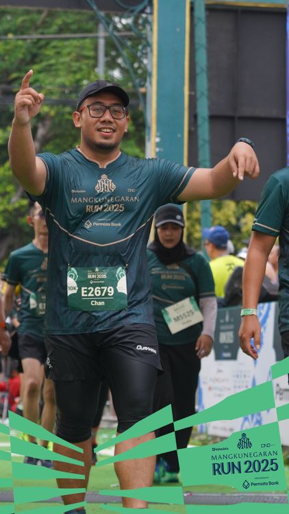 Race photo from Mangkunegaran Run 2025
