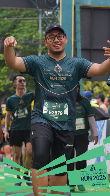 Race photo from Mangkunegaran Run 2025