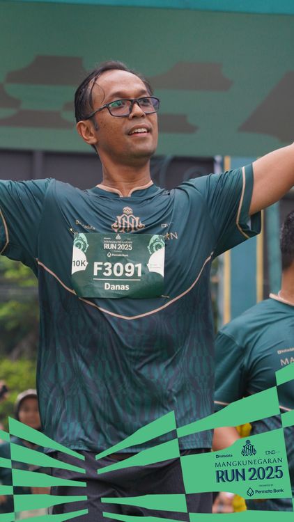 Race photo from Mangkunegaran Run 2025