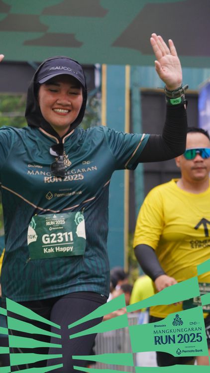 Race photo from Mangkunegaran Run 2025