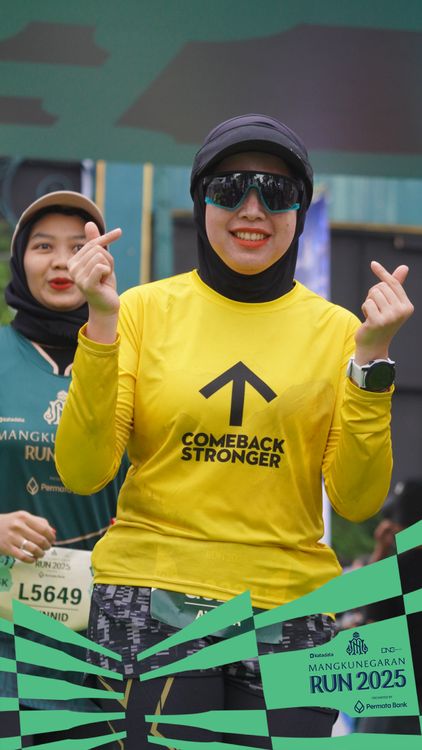 Race photo from Mangkunegaran Run 2025