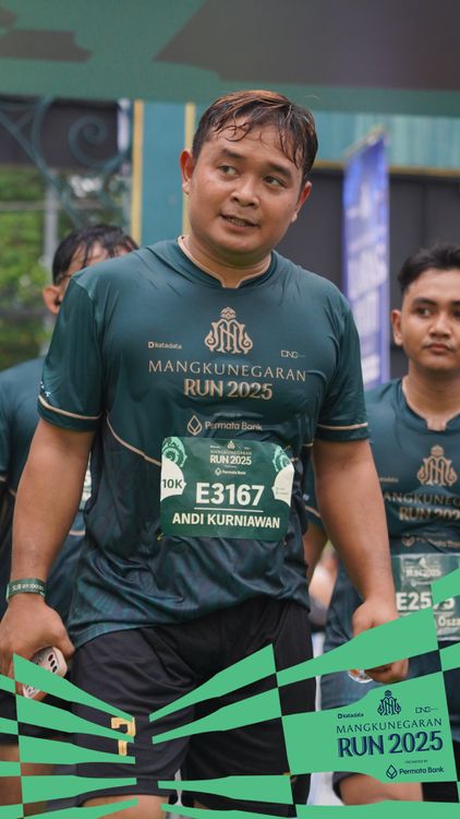 Race photo from Mangkunegaran Run 2025
