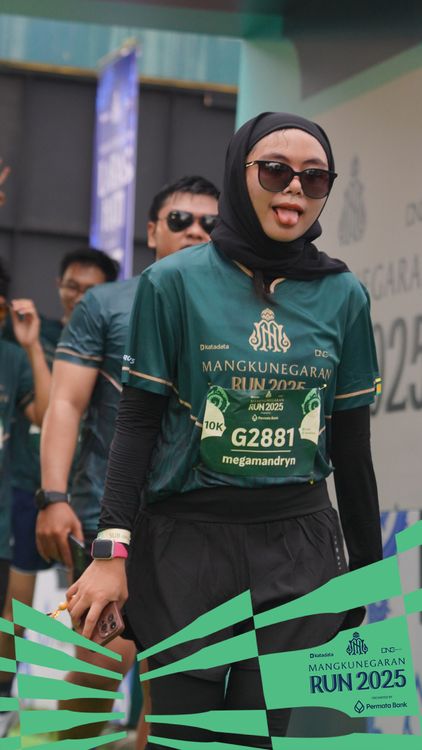 Race photo from Mangkunegaran Run 2025