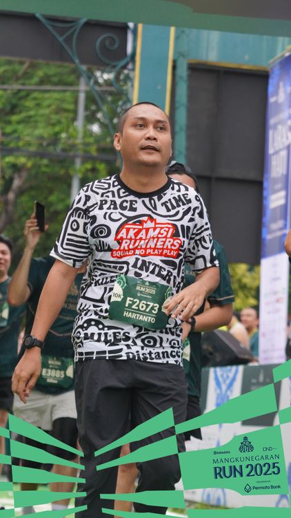 Race photo from Mangkunegaran Run 2025