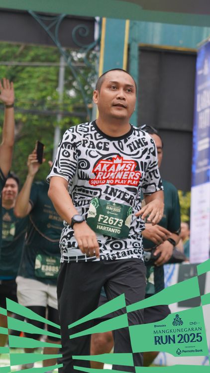 Race photo from Mangkunegaran Run 2025