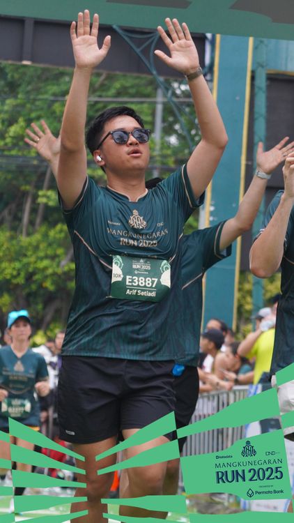 Race photo from Mangkunegaran Run 2025