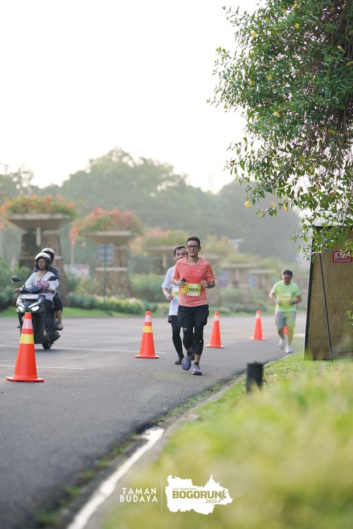 Race photo from Taman Budaya x BOGORUN 2025
