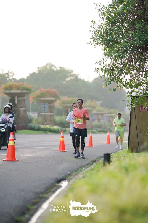 Race photo from Taman Budaya x BOGORUN 2025