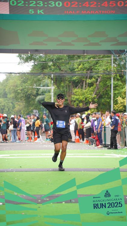 Race photo from Mangkunegaran Run 2025