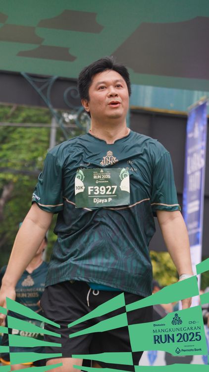 Race photo from Mangkunegaran Run 2025