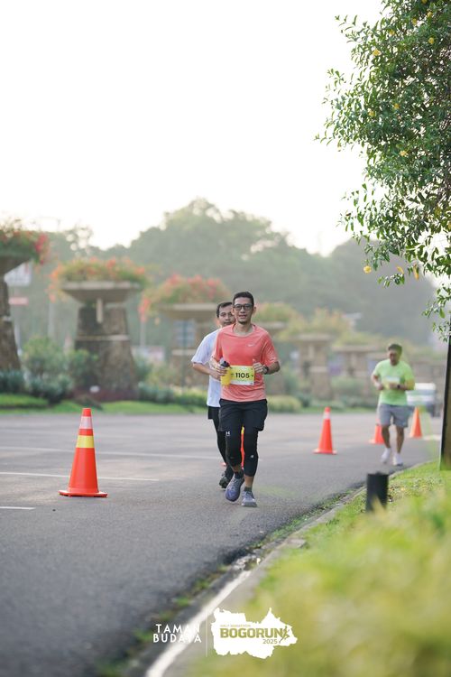 Race photo from Taman Budaya x BOGORUN 2025