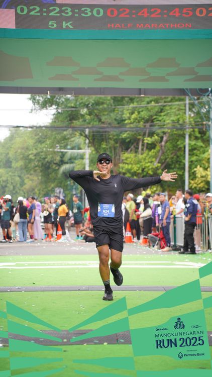 Race photo from Mangkunegaran Run 2025