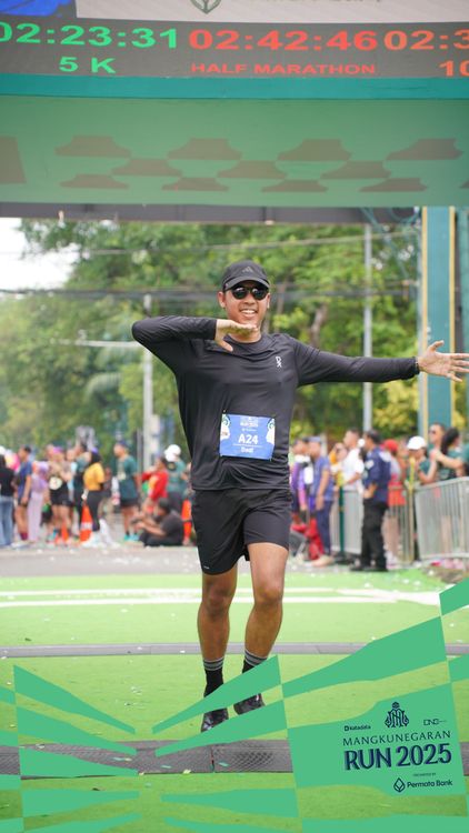 Race photo from Mangkunegaran Run 2025