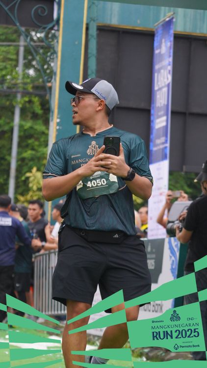 Race photo from Mangkunegaran Run 2025