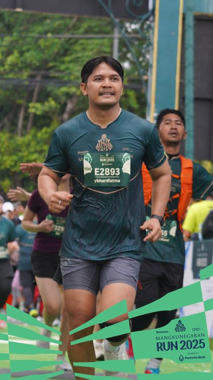 Race photo from Mangkunegaran Run 2025