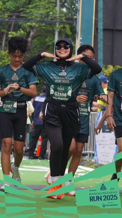 Race photo from Mangkunegaran Run 2025