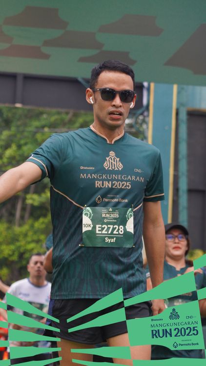 Race photo from Mangkunegaran Run 2025