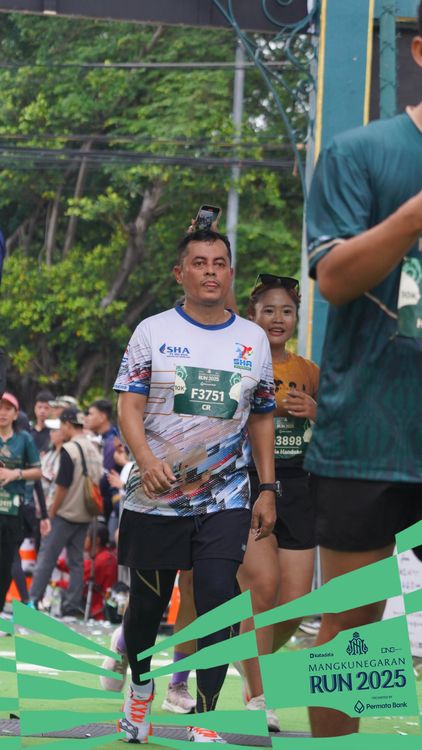Race photo from Mangkunegaran Run 2025